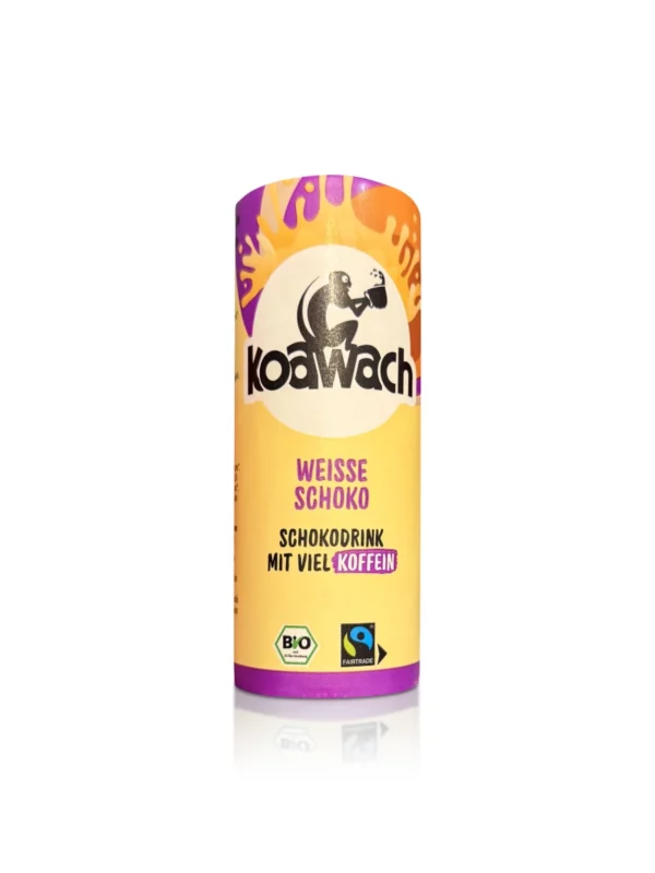 Ready-to-drink chocolate drink, white chocolate with natural caffeine from guarana, 235 ml