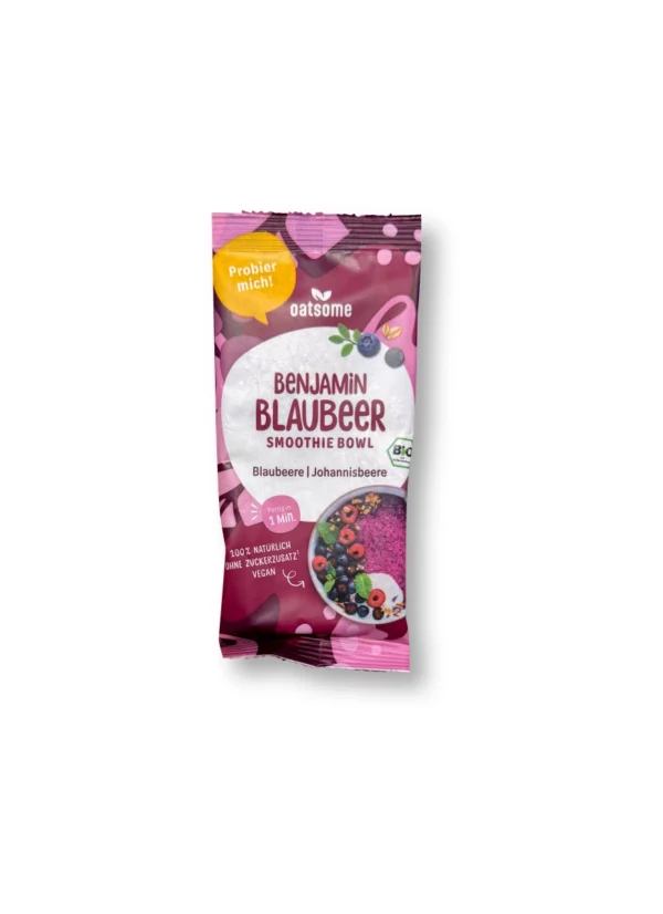 Smoothie Bowl Pulver Benjamin Blaubeer, Blaubeere & Johannisbeere, 50 g