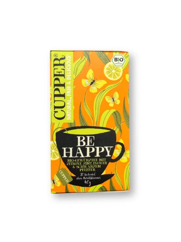 Be Happy" spiced tea with lemon, cinnamon, ginger, black pepper (20 bags), 40 g Be Happy" spiced tea with lemon, cinnamon, ginger, black pepper (20 bags), 40 g