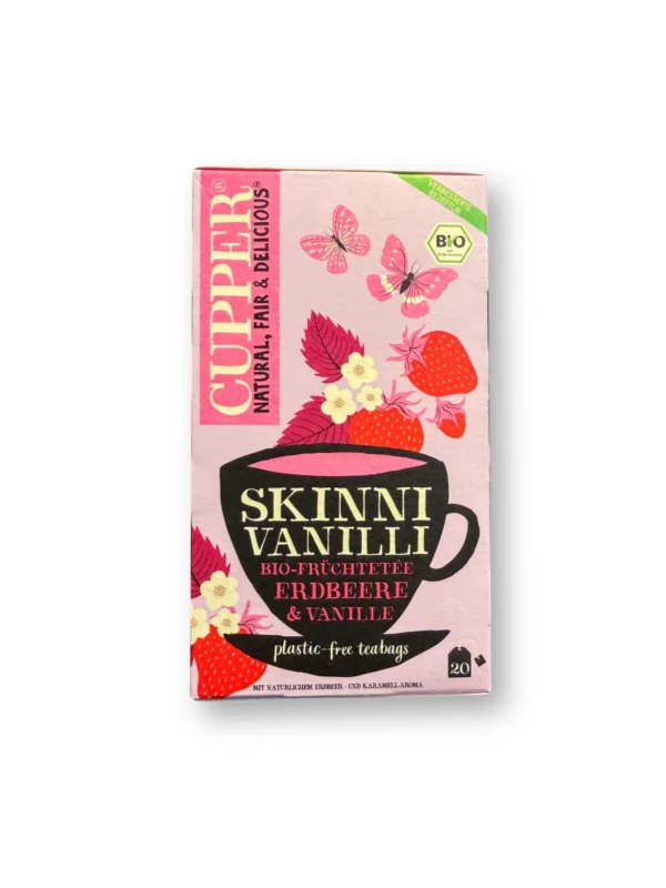 Skinni Vanilli" fruit tea with strawberry & vanilla (20 bags), 40 g Skinni Vanilli" fruit tea with strawberry & vanilla (20 bags), 40 g
