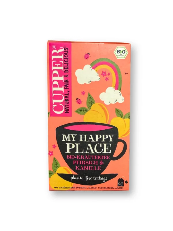 Herbal tea "My Happy Place" with peach & camomile (20 bags), 30 g