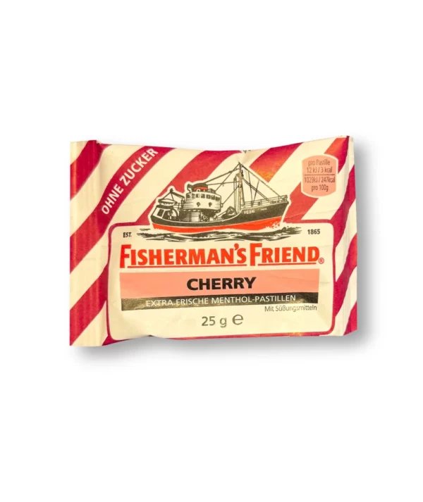 Pastilles, wild cherry, sugar-free, 25 g