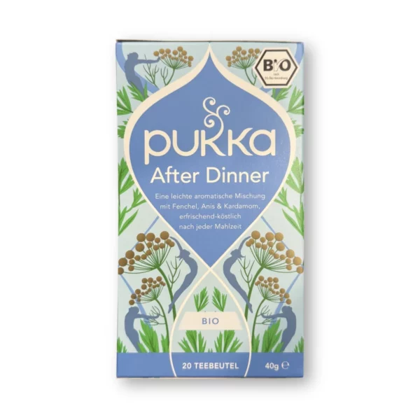 Herbal tea "After Dinner" with fennel, aniseed & cardamom (20 bags), 40 g Herbal tea "After Dinner" with fennel, aniseed & cardamom (20 bags), 40 g