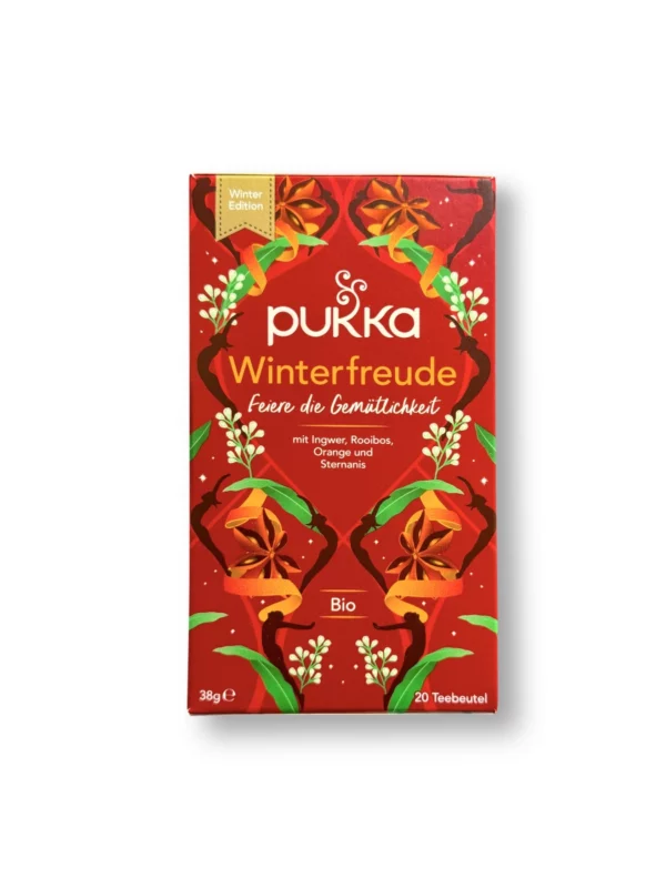 Herbal tea "Winter Joy" with ginger, rooibos, orange & star anise (20 bags), 38 g