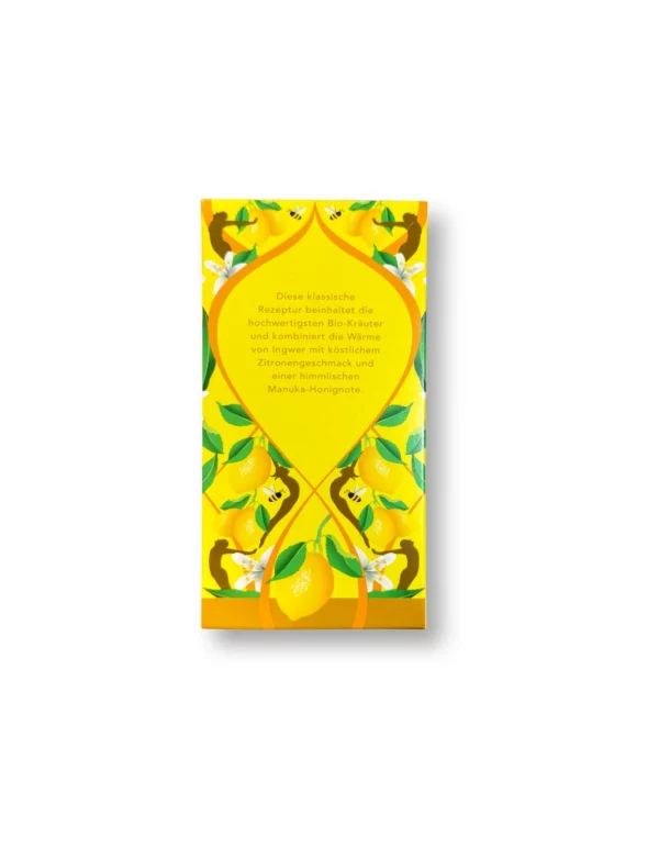 Herbal tea lemon & ginger with a hint of manuka honey (20 bags), 34 g