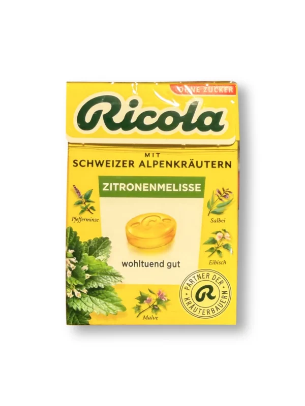 Candy, lemon balm, sugar-free, in a pocket box, 50 g Candy, lemon balm, sugar-free, in a pocket box, 50 g