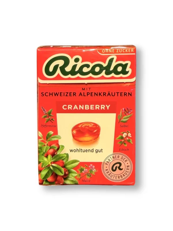 Bonbon, Cranberry, zuckerfrei, in der Taschenbox, 50 g