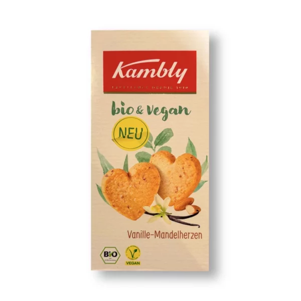 Vanilla almond hearts, 100 g