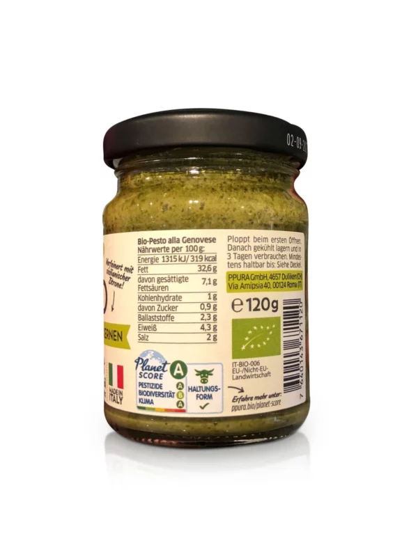 Pesto, alla Genovese with pine nuts, 120 g