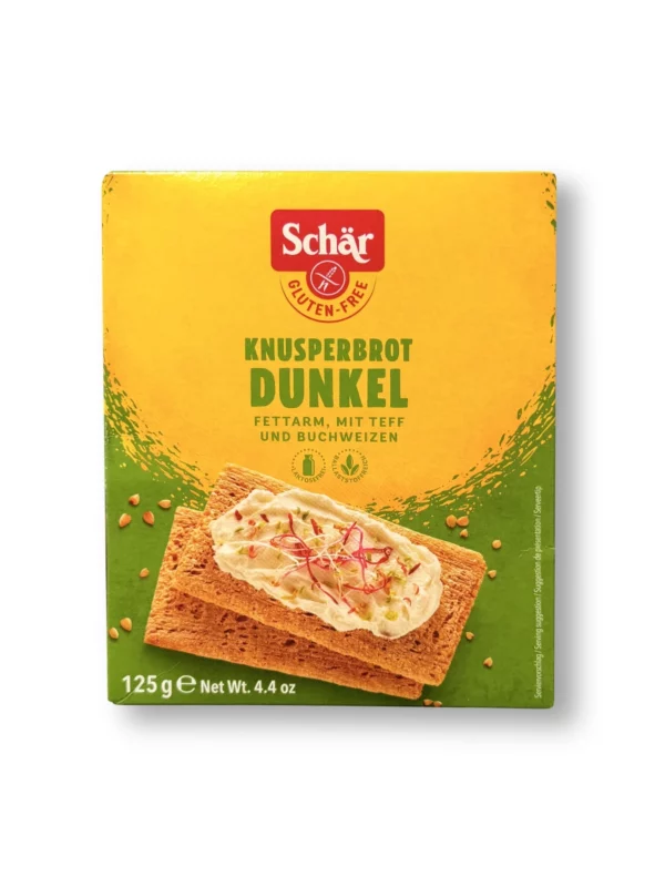 Bread, crispy dark (21 pieces), gluten-free, 125 g