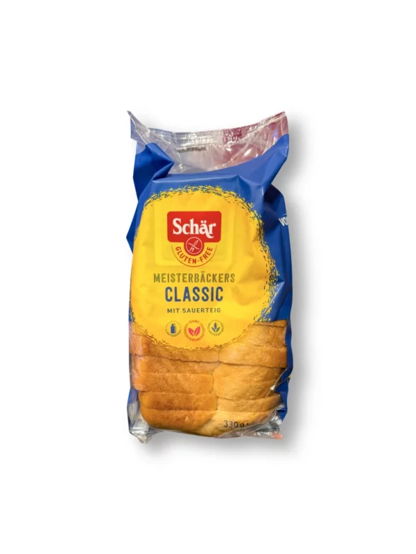 Brot, Meisterbäckers Classic mit Hirse & Quinoa (12 Stück), glutenfrei, 330 g