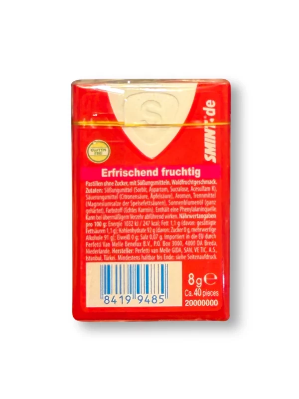 Pastilles, forest fruit, sugar-free, 40 pcs.
