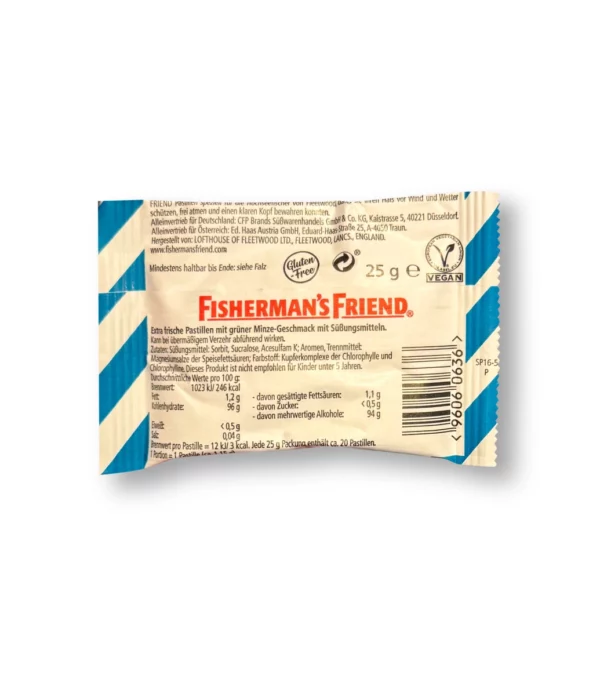 Pastilles, spearmint, mint, sugar-free, 25 g