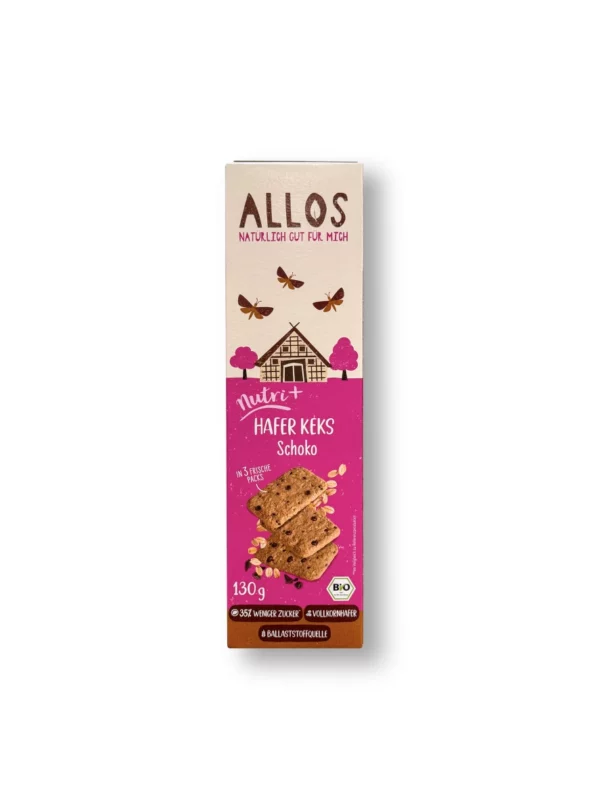Nutri+ chocolate oat cookies, 130 g