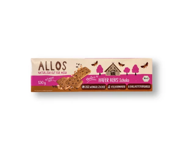 Nutri+ chocolate oat cookies, 130 g