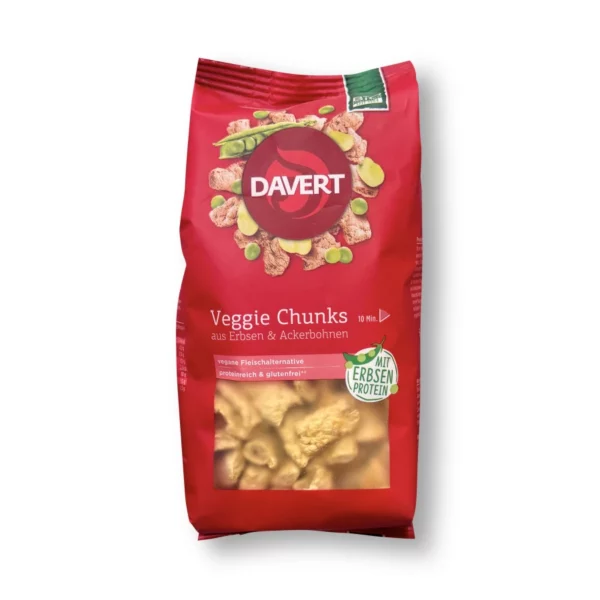 Veggie Chunks, peas & field beans, 100 g
