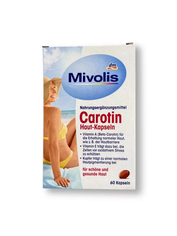 Carotene skin capsules 60 pcs, 16.2 g Carotene skin capsules 60 pcs, 16.2 g
