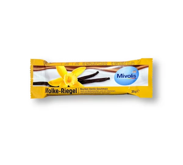 Molke-Riegel Bourbon-Vanille-Geschmack, 35 g