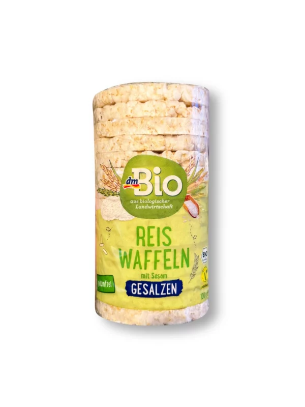 Rice cakes, salted sesame, 100 g