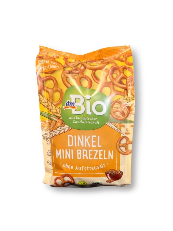 Brezeln, Dinkel ohne Aufstreusalz, mini, 125 g