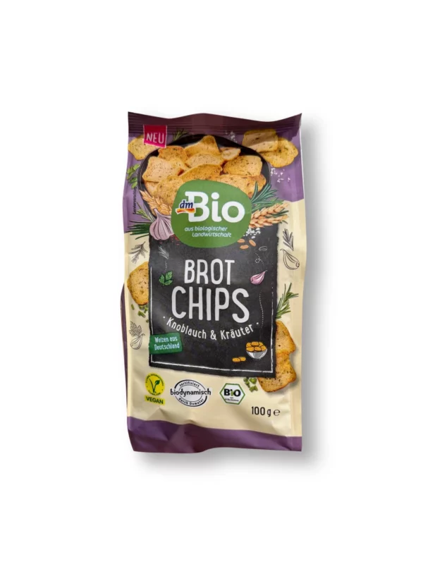Garlic & herb bread potato chips, 100 g Garlic & herb bread potato chips, 100 g