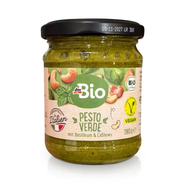 Pesto, Verde with basil & cashews, vegan, 190 g Pesto, Verde with basil & cashews, vegan, 190 g