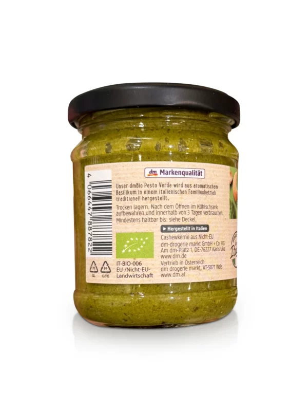 Pesto, Verde with basil & cashews, vegan, 190 g Pesto, Verde with basil & cashews, vegan, 190 g