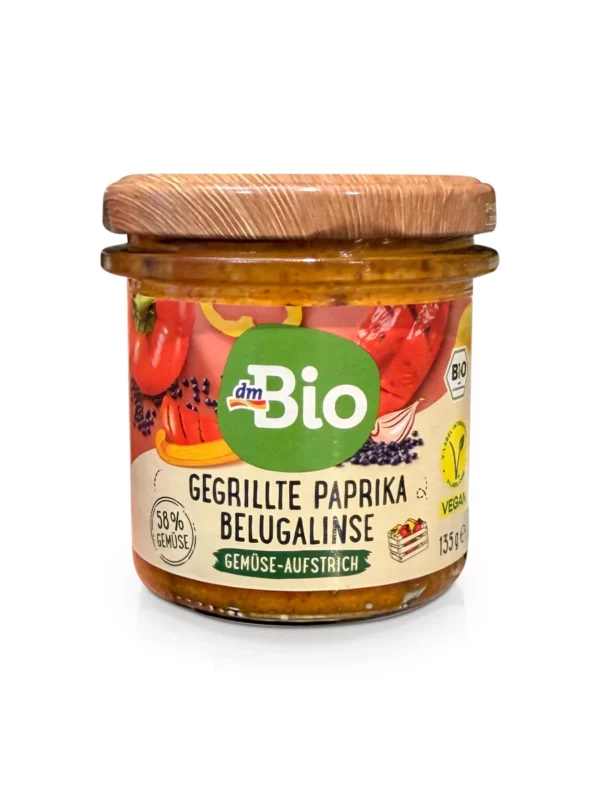 Gemüseaufstrich, Gegrillte Paprika Belugalinse, 135 g