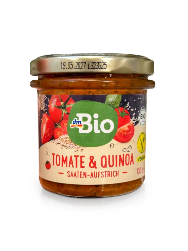 Brotaufstrich, Saatenaufstrich Tomate & Quinoa, 135 g Brotaufstrich, Saatenaufstrich Tomate & Quinoa, 135 g