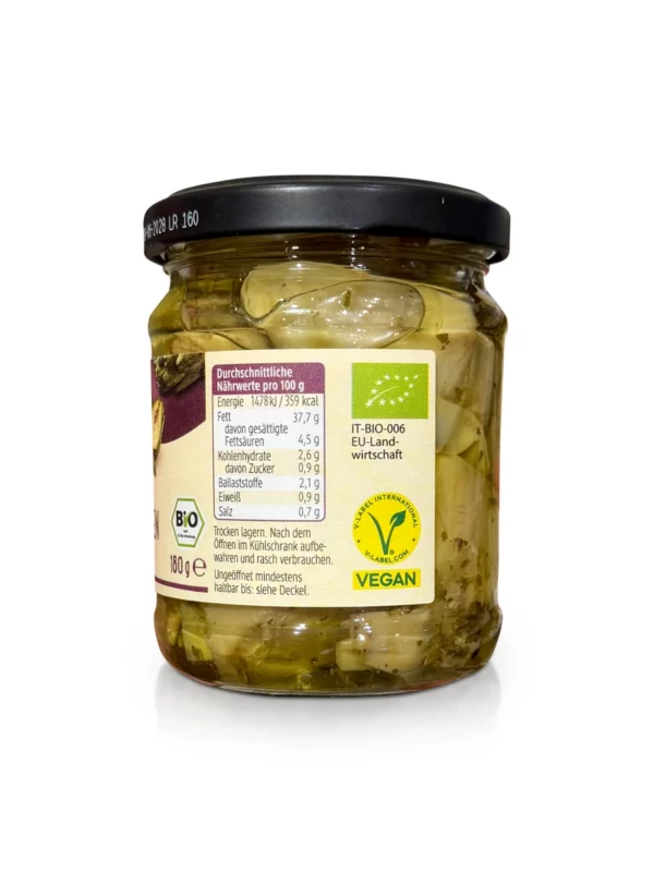 Artischocken, mit Kräutern in Öl, 180 g