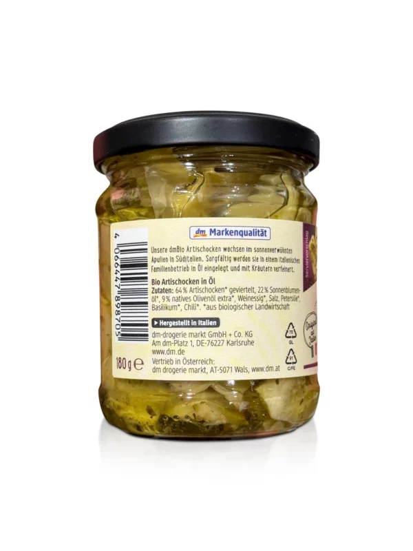 Artischocken, mit Kräutern in Öl, 180 g