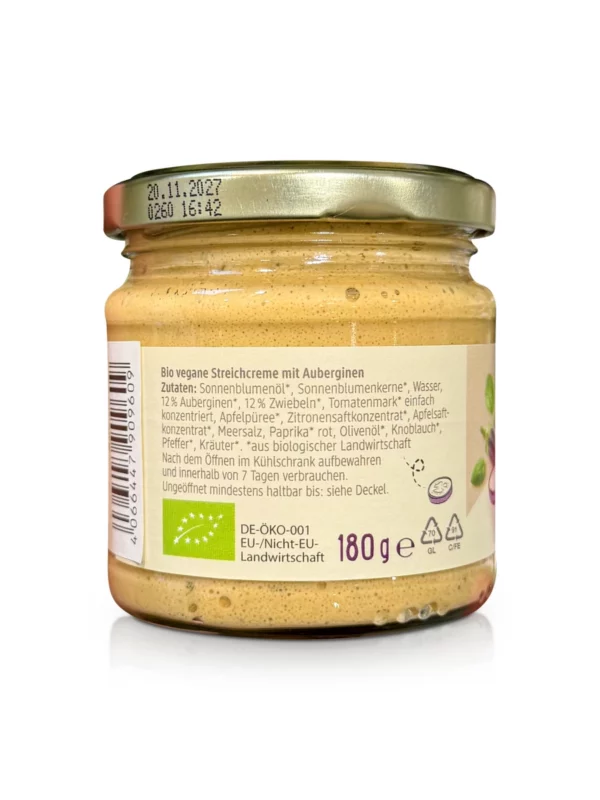 Spread, eggplant spread, 180 g