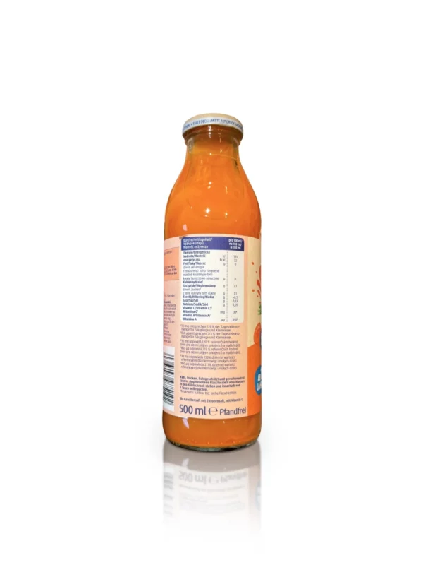 Carrot juice from 1 year, 500 ml