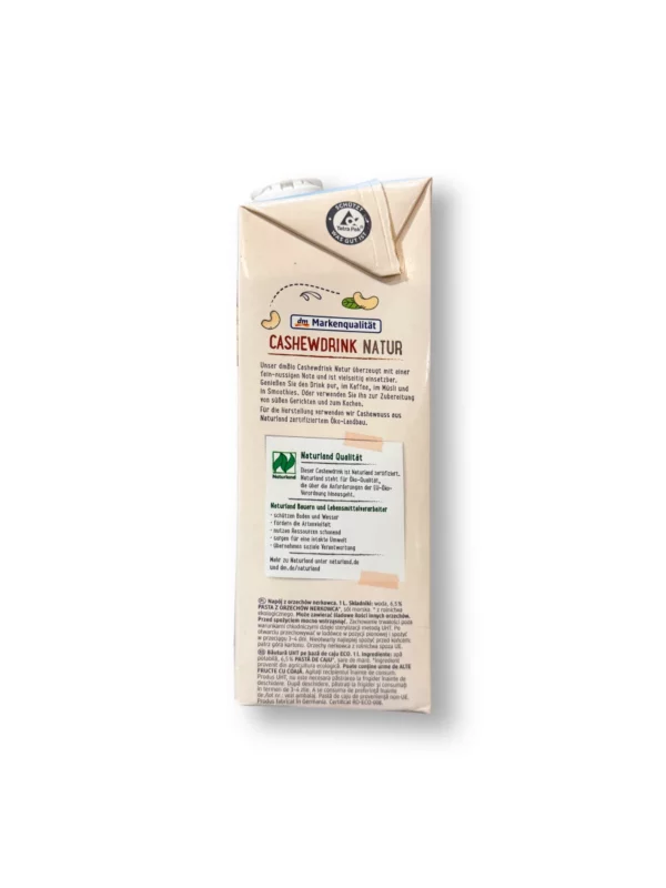 Pflanzendrink, Cashew natur, 1 l