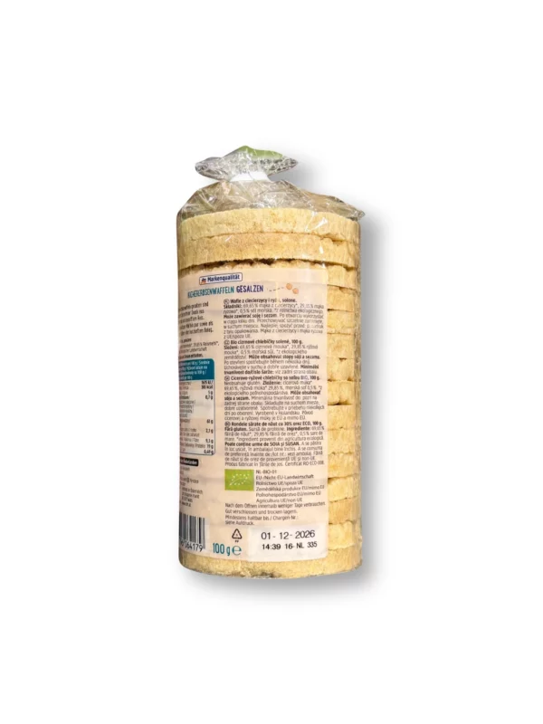 Kichererbsenwaffeln, gesalzen, 100 g