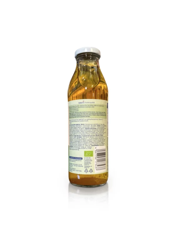 Mild apple juice from 1 year, 500 ml Mild apple juice from 1 year, 500 ml