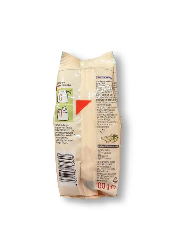 Dried fruit, candied ginger cubes, 100 g Dried fruit, candied ginger cubes, 100 g