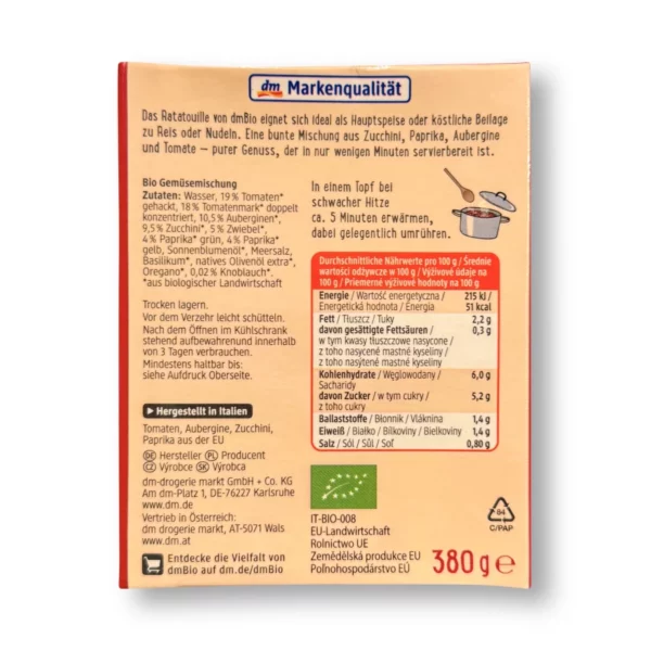 Ratatouille, 380 g