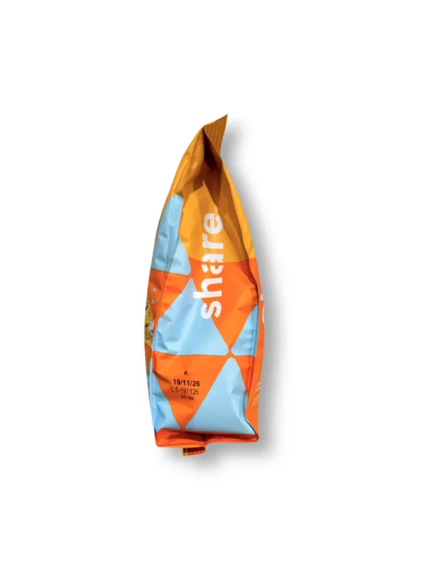 Lentil potato chips, salted with black rice, 80 g