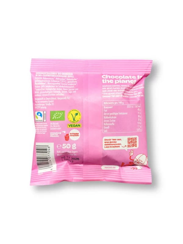 Trockenfrüchte, Crunchy Strawberries, Erdbeeren mit Schokolade, 50 g