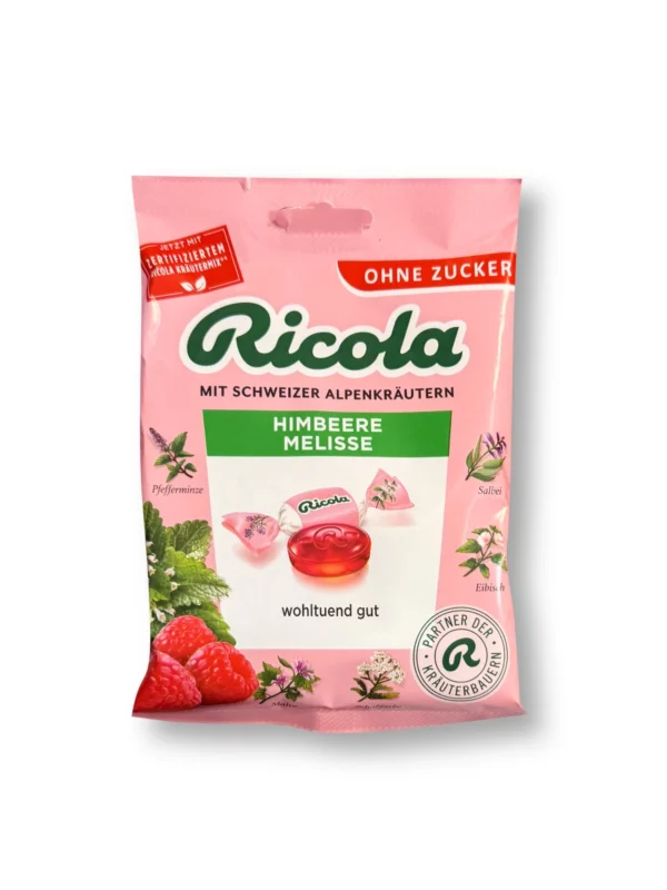 Candy, raspberry lemon balm, 75 g