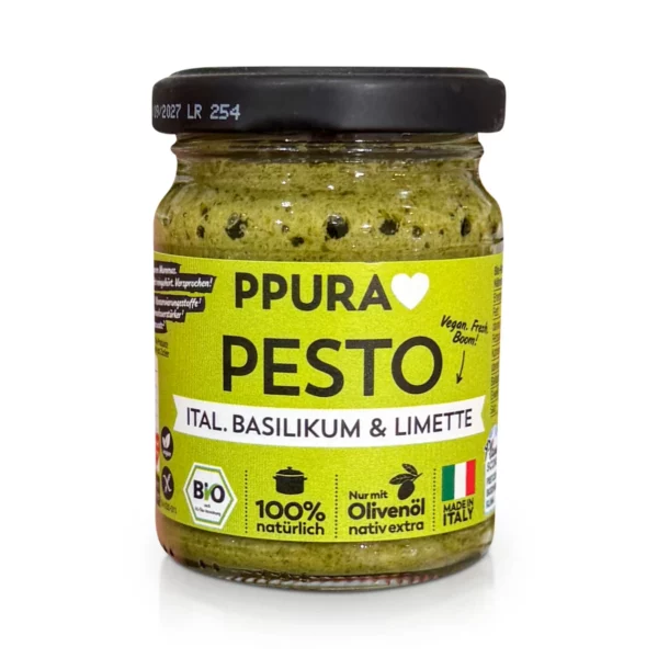 Pesto, ital. Basil & lime, 120 g Pesto, ital. Basil & lime, 120 g