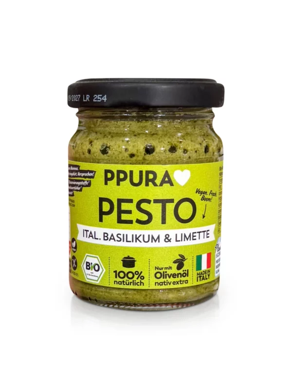 Pesto, ital. Basilikum & Limette, 120 g