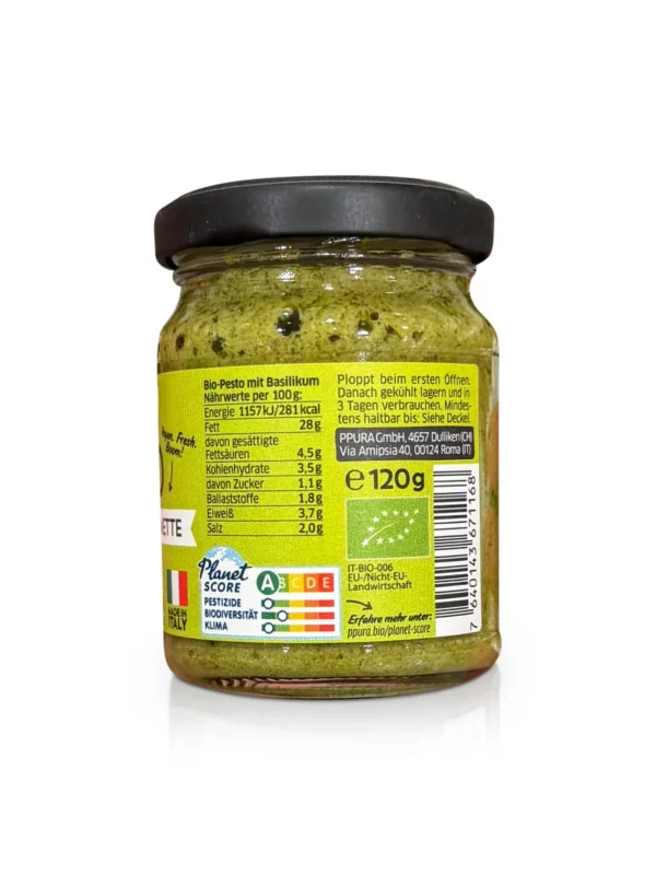 Pesto, ital. Basilikum & Limette, 120 g