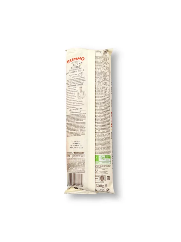 Pasta, wholemeal linguine, durum wheat semolina, No.13, 500 g Pasta, wholemeal linguine, durum wheat semolina, No.13, 500 g