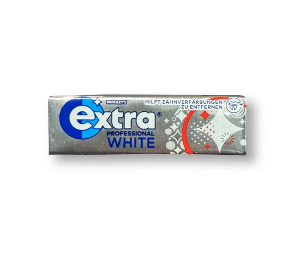 Chewing gum, Extra Professional White, sugar-free, 10 pcs.