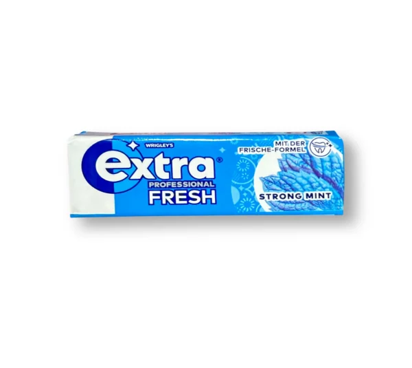 Chewing gum, Extra Professional Fresh, Strong Mint, sugar-free, 10 pcs.