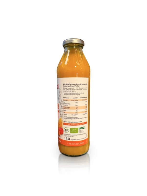 Ginger & turmeric shot, 0.5 l