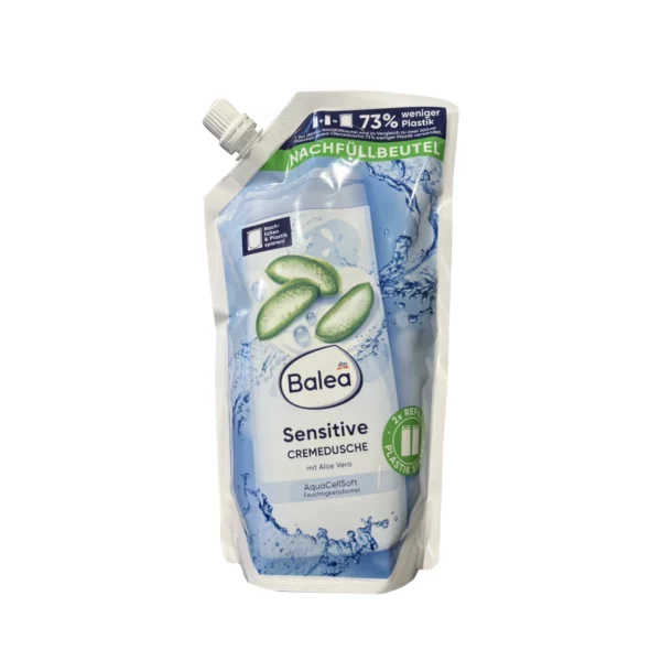 Sensitive cream shower refill, 600 ml
