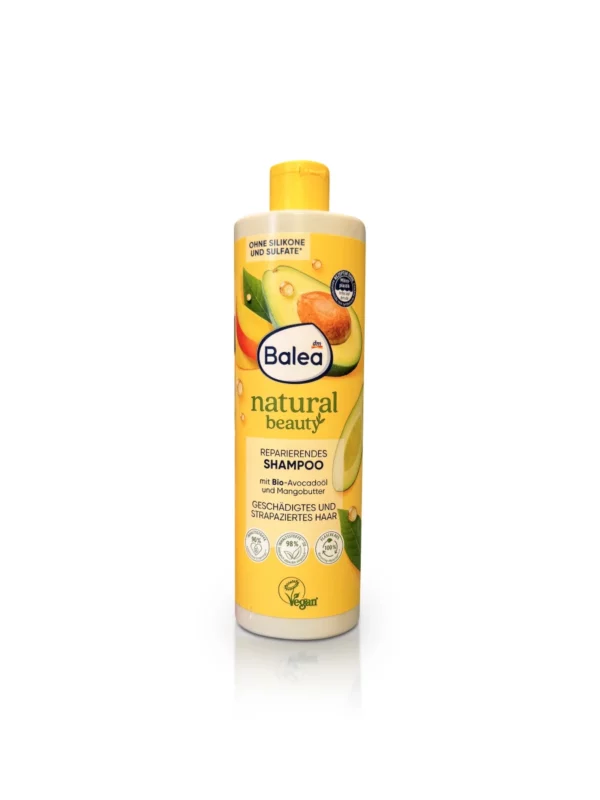 Natural Beauty shampoo with avocado oil and mango butter, 400 ml